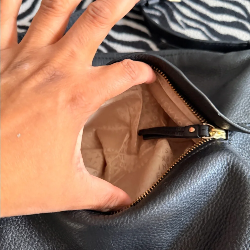 kate spade Black Leather Crossbody Bag
